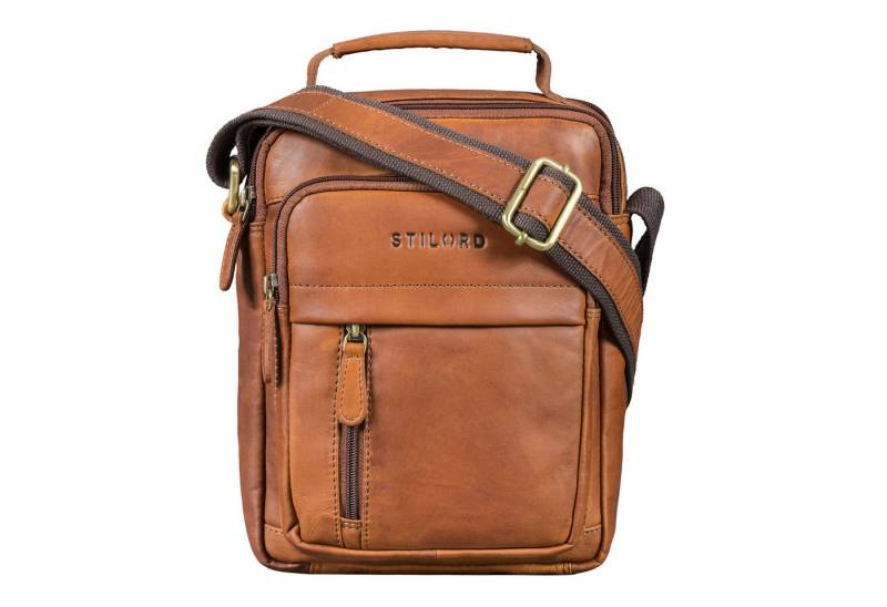 STILORD Schultertasche "Ruben" Umhängetasche Herren Leder 10,9 Zoll von STILORD