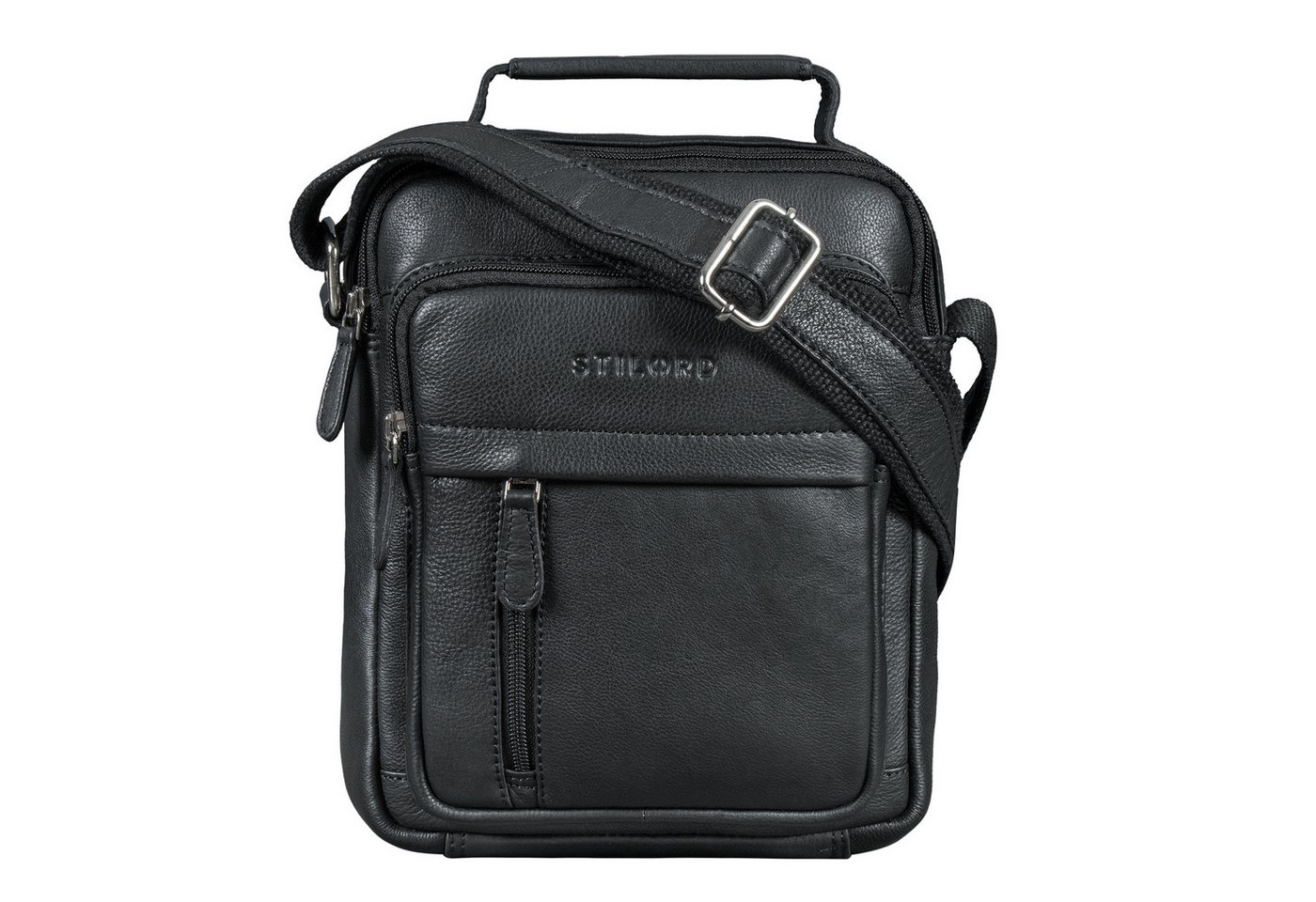 STILORD Schultertasche "Ruben" Umhängetasche Herren Leder 10,9 Zoll von STILORD