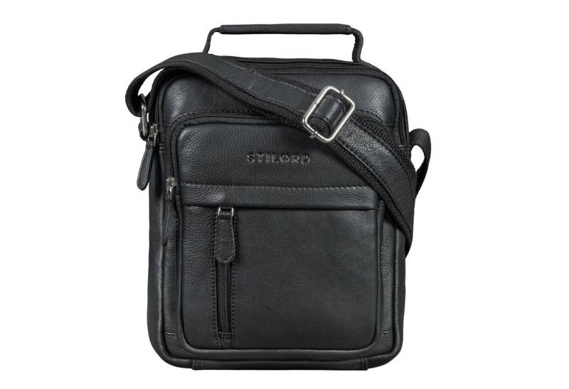 STILORD Schultertasche "Ruben" Umhängetasche Herren Leder 10,9 Zoll von STILORD