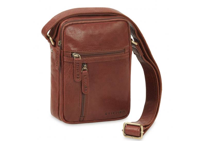 STILORD Schultertasche "Zelus" Elegante Schultertasche Leder Klein - Tablet-Fach für 8 Zoll von STILORD