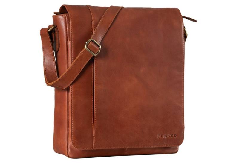 STILORD Schultertasche "Paul" Umhängetasche Herren Leder Hochformat von STILORD