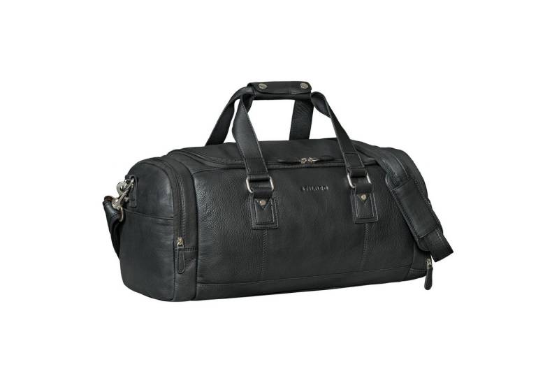STILORD Weekender "Salvador" Robuster Weekender Herren Leder mit Schuhfach 30L von STILORD