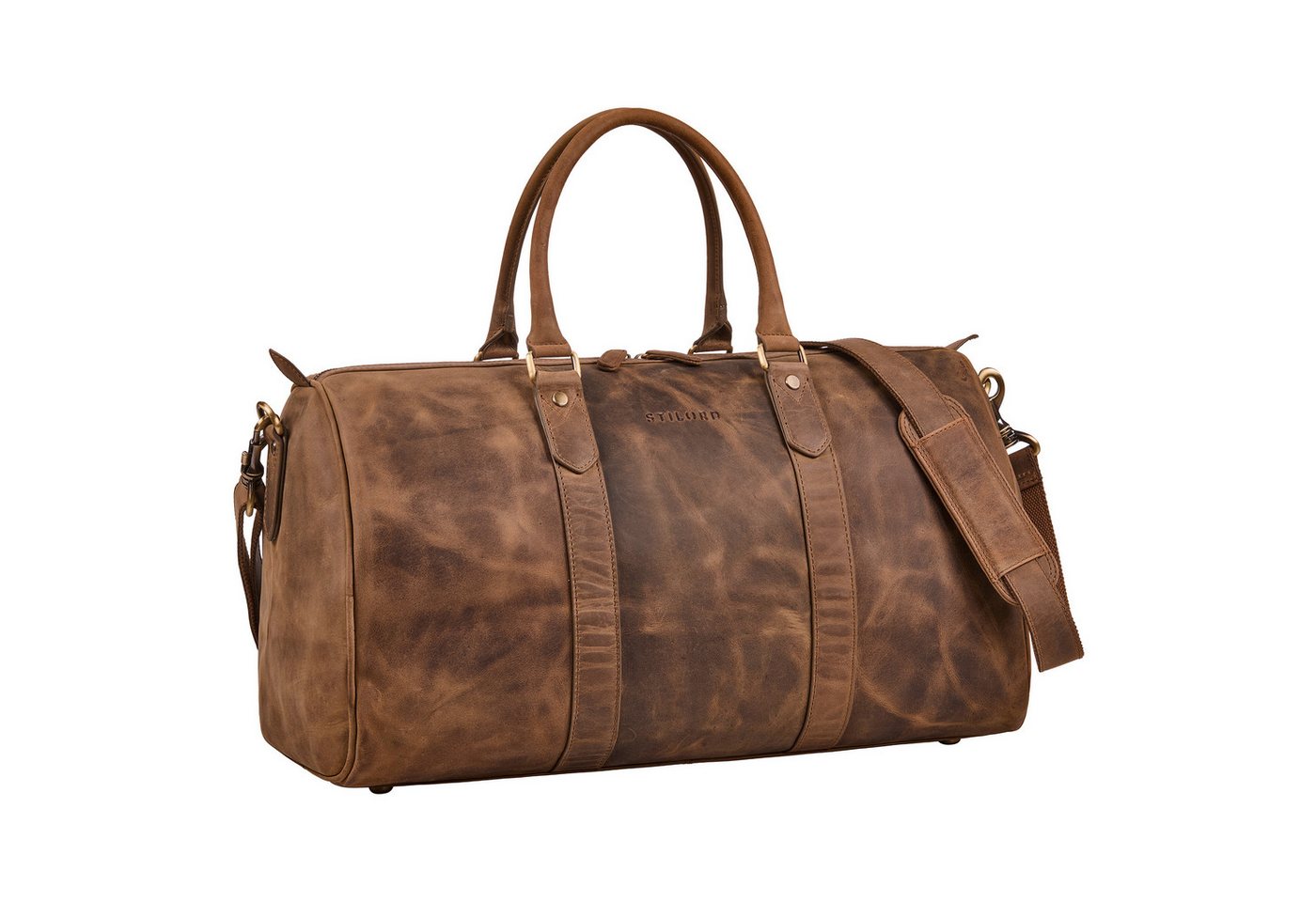 STILORD Weekender "Santiago" Vintage Reisetasche Leder 28L für Damen & Herren von STILORD