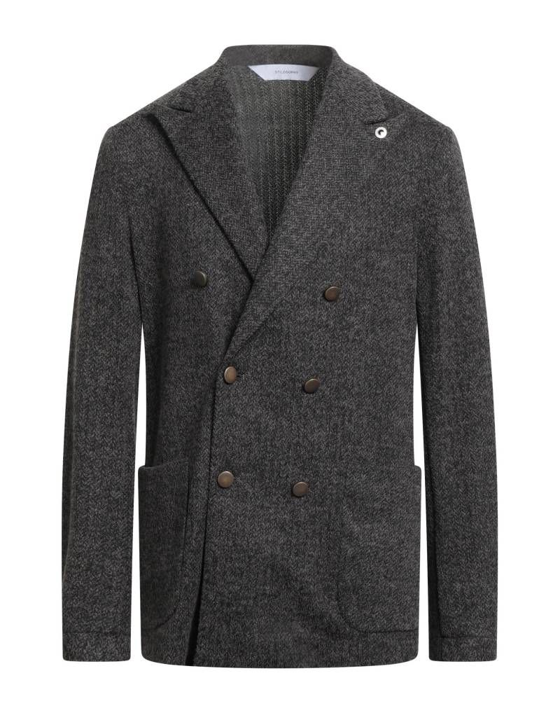 STILOSOPHY Blazer Herren Braungrau von STILOSOPHY
