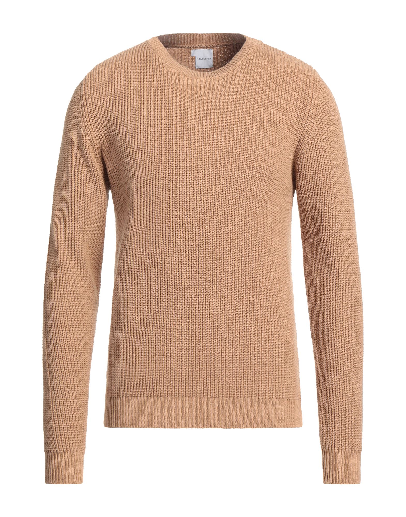 STILOSOPHY Pullover Herren Kamel von STILOSOPHY