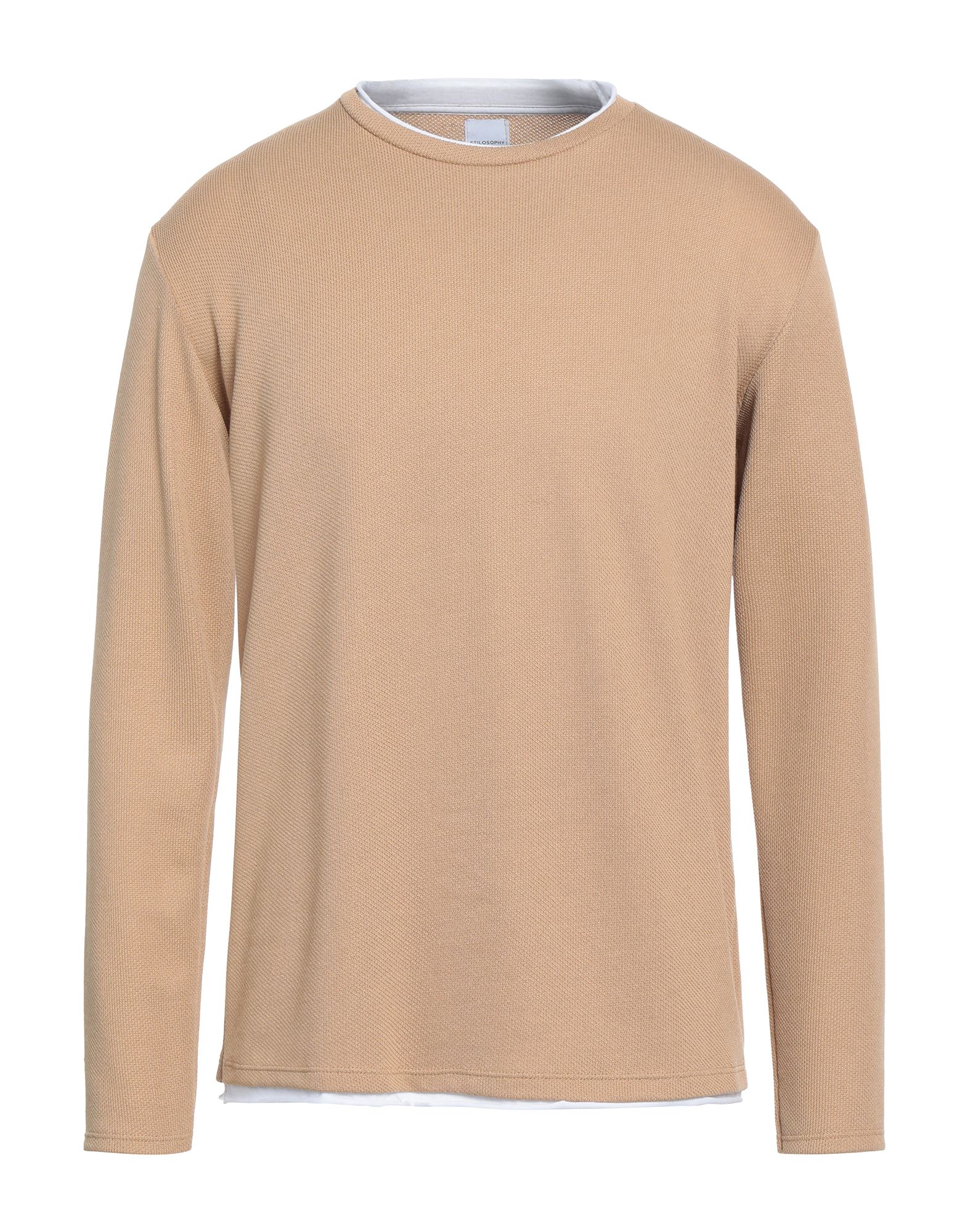 STILOSOPHY Pullover Herren Kamel von STILOSOPHY