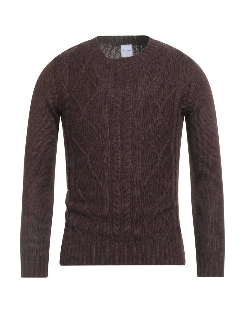 STILOSOPHY Pullover Herren Schokobraun von STILOSOPHY