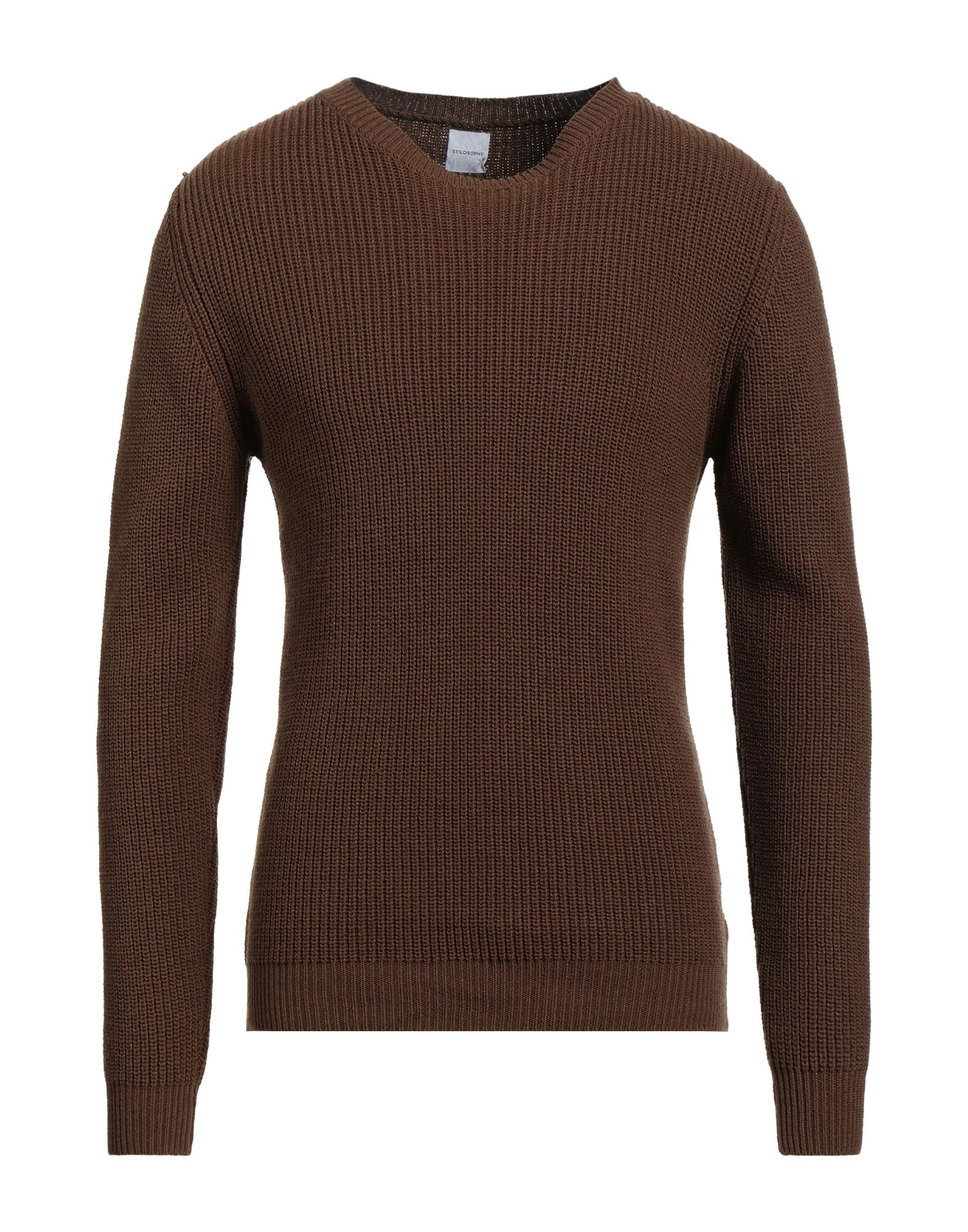 STILOSOPHY Pullover Herren Schokobraun von STILOSOPHY