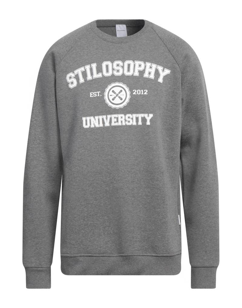 STILOSOPHY Sweatshirt Herren Grau von STILOSOPHY