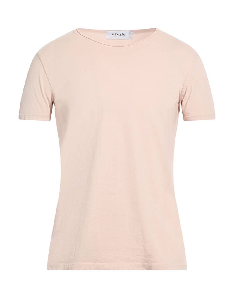 STILOSOPHY T-shirts Herren Hellrosa von STILOSOPHY