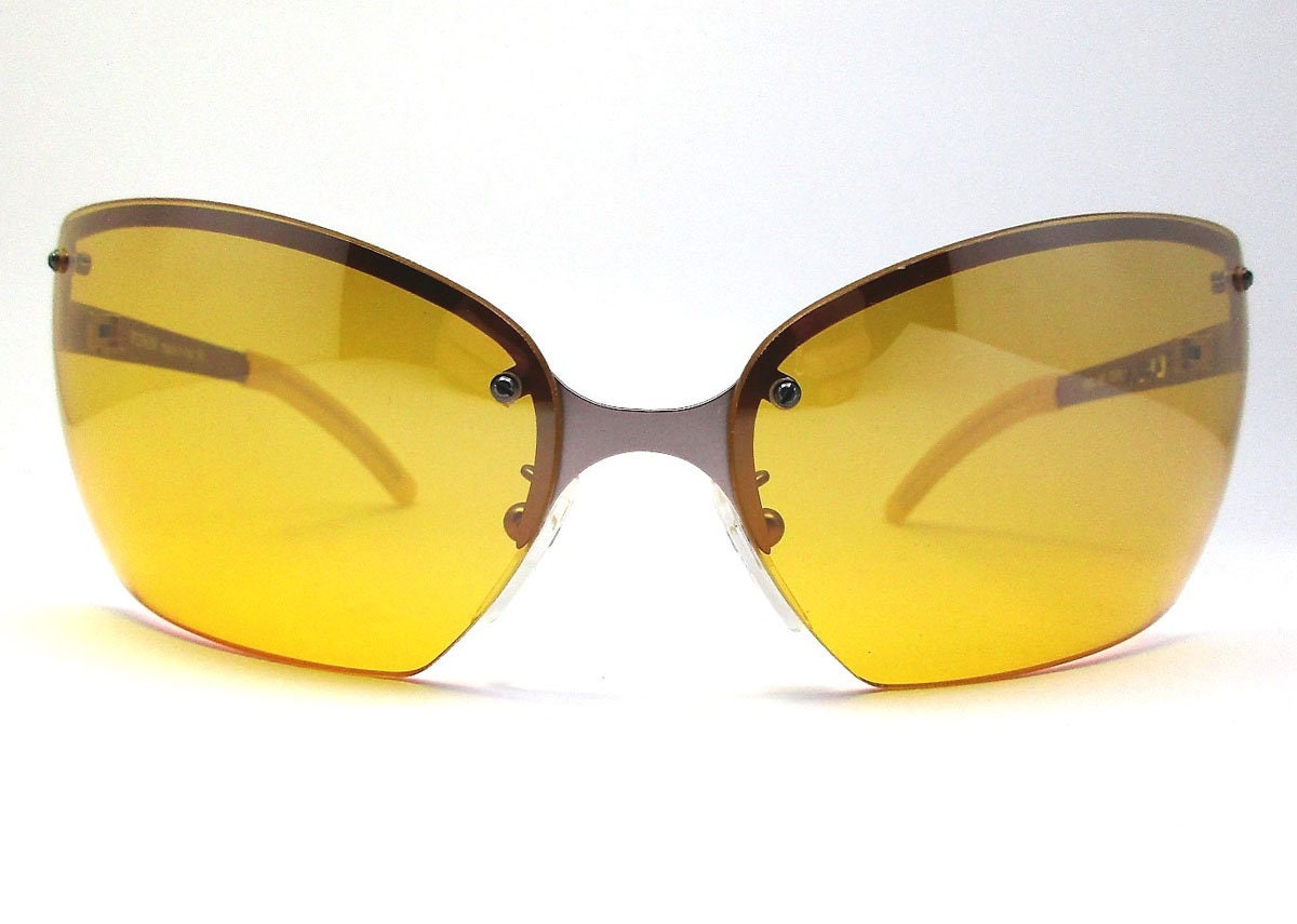 Forum F903 Sonnenbrille Made in Italy Frau Gelbe Linsen von STILOTTICAITALIANA