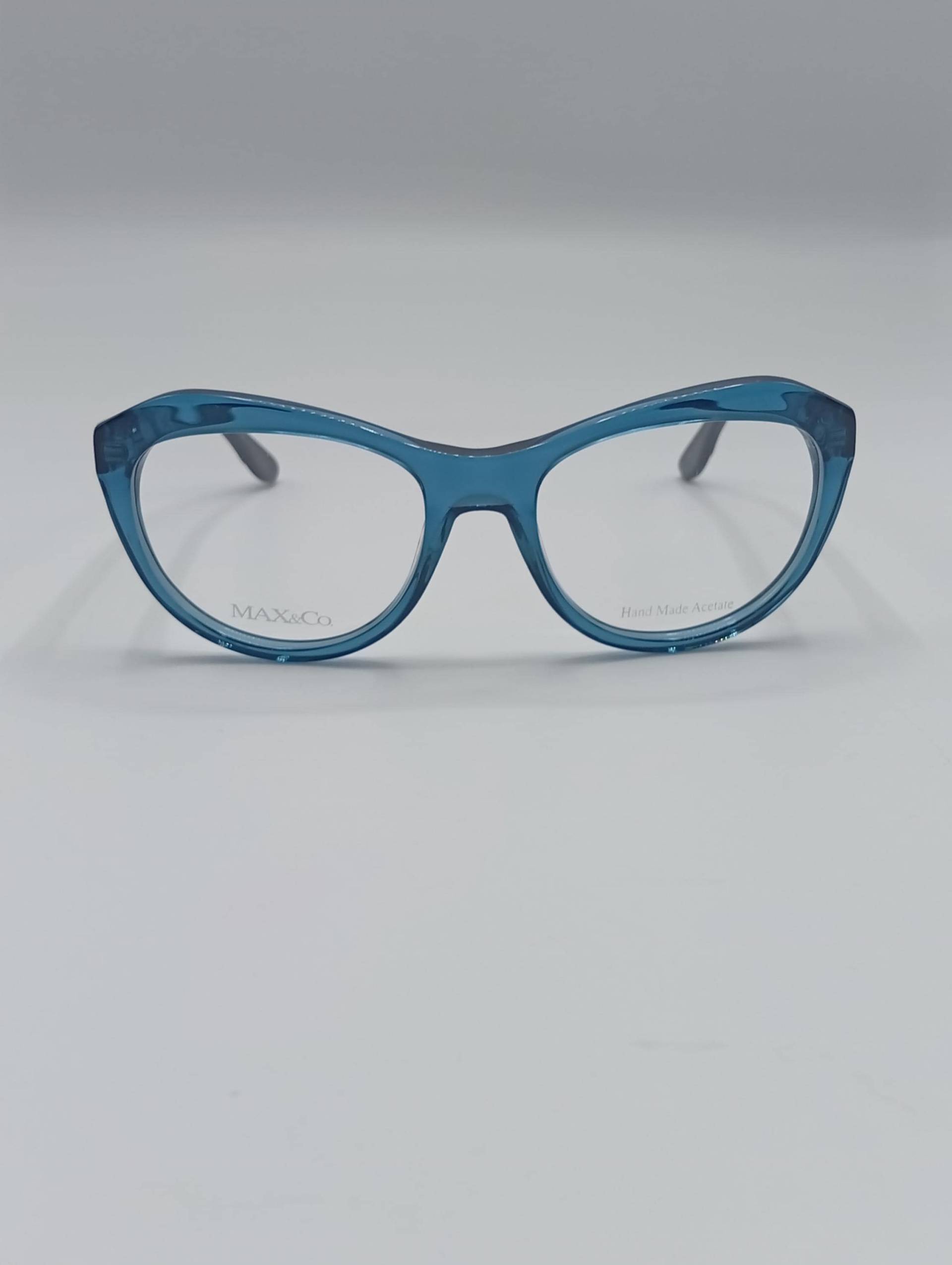 Max & Co 205 1Me Brille Frauen Katzenauge Transparent Blau von STILOTTICAITALIANA