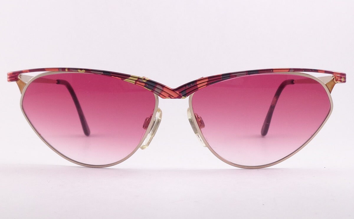 Parah Ph16 Vintage Sonnenbrille Katze Auge Frau Made in Italy von STILOTTICAITALIANA