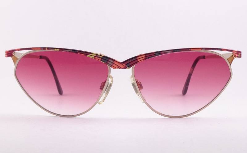 Parah Ph16 Vintage Sonnenbrille Katze Auge Frau Made in Italy von STILOTTICAITALIANA