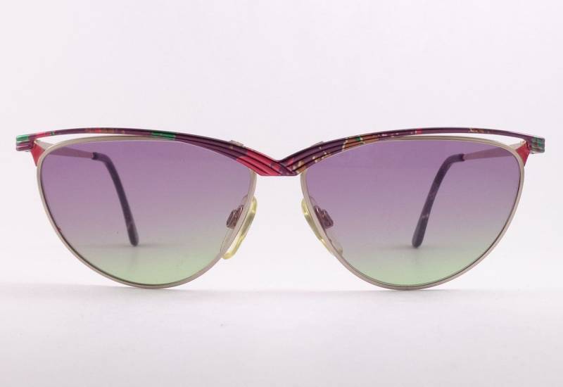 Parah Ph17 Vintage Sonnenbrille Katze Auge Frau Made in Italy von STILOTTICAITALIANA