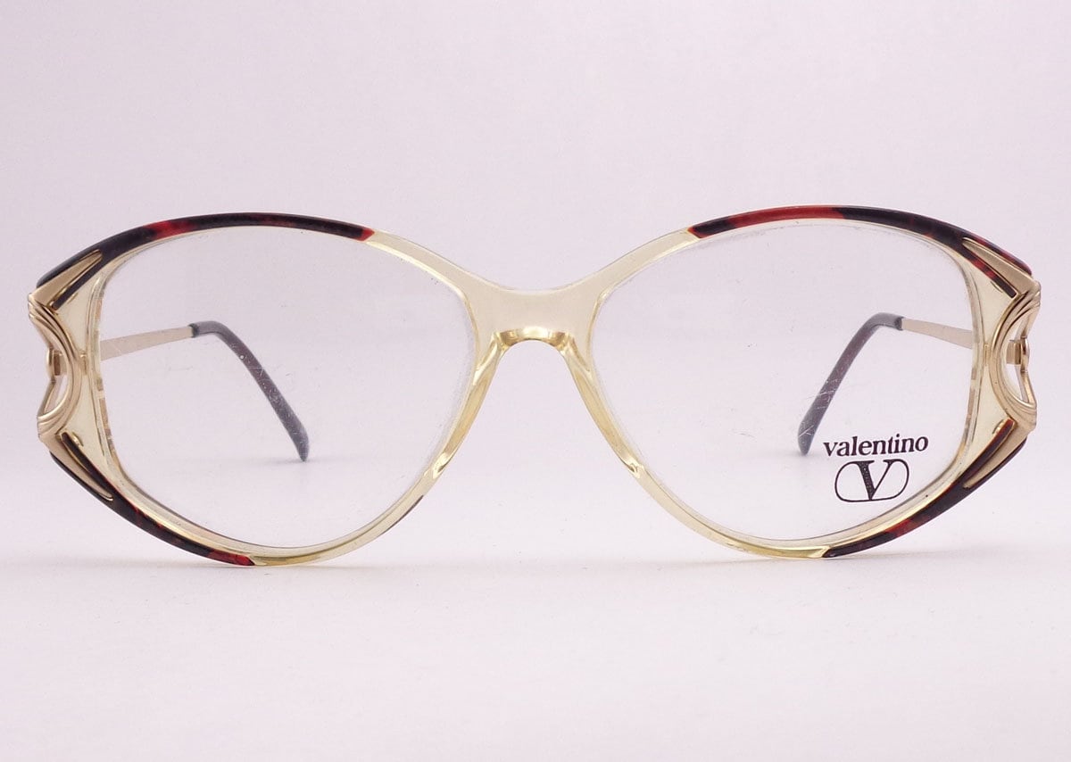 Valentino V168 Vintage Brille Made in Italy von STILOTTICAITALIANA