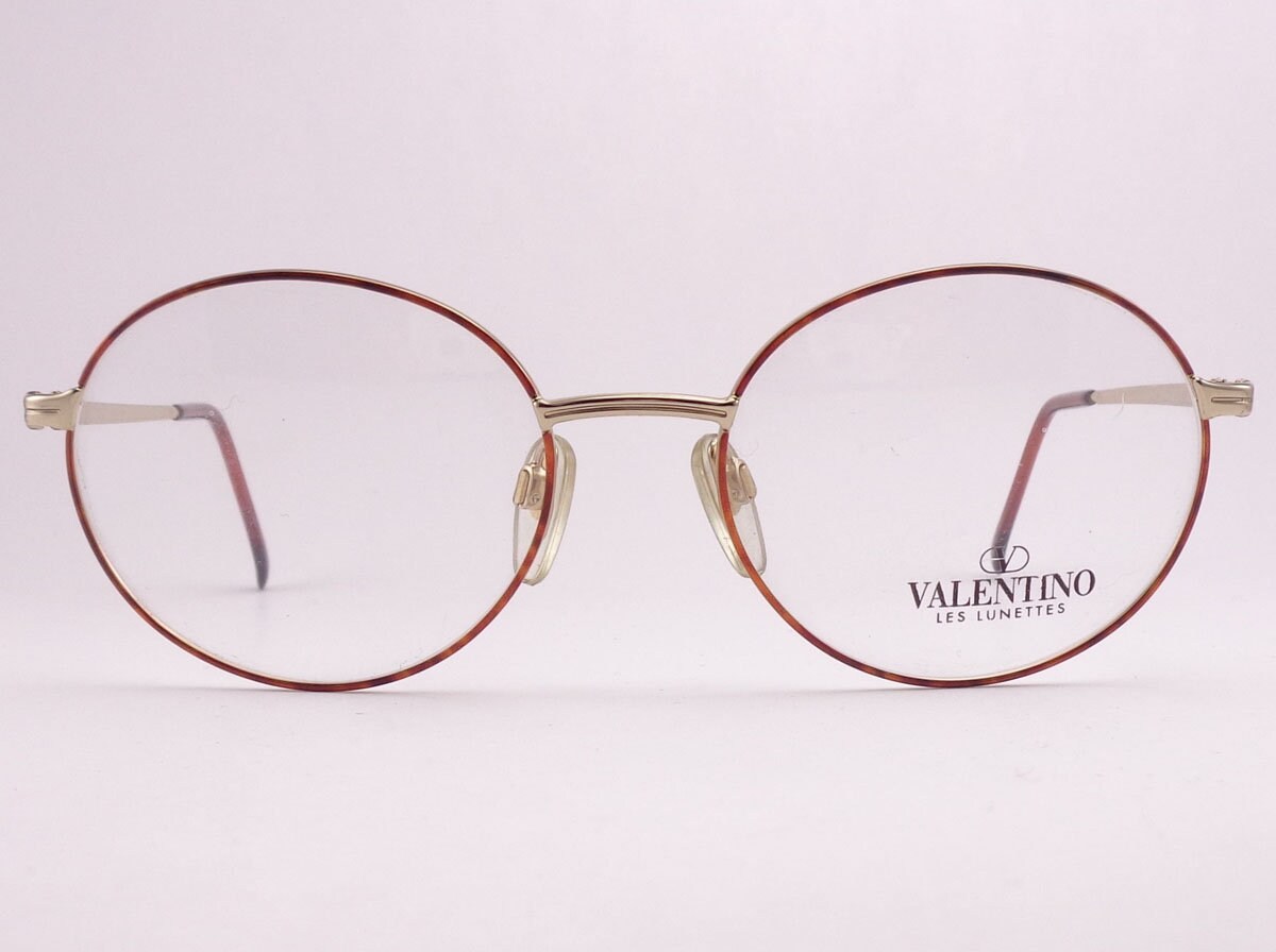 Valentino V434 Vintage Brillen Oval Made in Italy von STILOTTICAITALIANA