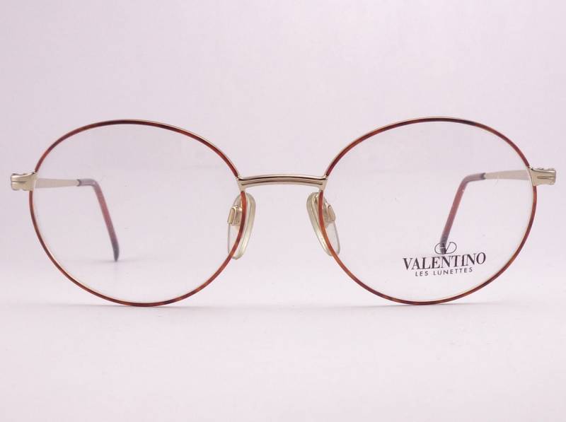 Valentino V434 Vintage Brillen Oval Made in Italy von STILOTTICAITALIANA