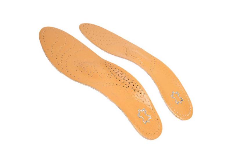 STILVORA Einlegesohlen Schuheinlage Ledersohle dämpfend für Plattfuß & X-Beine,Größe 37-38 (Leather Orthopädische Einlegesohlen Shoe Insoles, Anti Schweiß Geruchsabsorber Sohlen antibakteriell Atmungsaktiv), mit Fußgewölbe Unterstützung bei Plattfuß und Mittelfuß Beschwerden von STILVORA