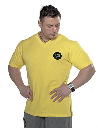 STILYA SPORTSWEAR COMPANY Herren Shirt T-Shirt Stretch Shirt Bodybuilding Gym 2725-ST gelb 5XL STILYA SPORTSWEAR COMPANY Herren Shirt T-Shirt Stretch Shirt Bodybuilding Gym 2725-ST gelb 5XL von STILYA THE SPORTSWEAR COMPANY