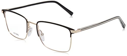 STING Herren VST428 Sonnenbrille, Shiny Rose Gold with Sandblasted/Satin, 53 von STING