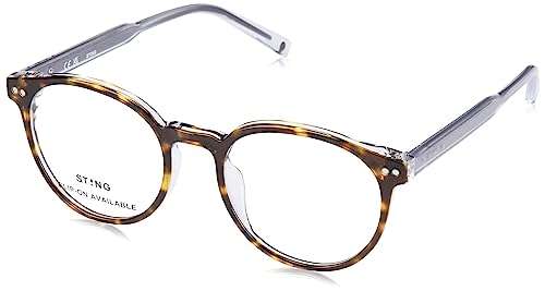 STING Unisex-Erwachsene VST425 Sonnenbrille, Shiny Havana TOP+Crystal, 50 von STING