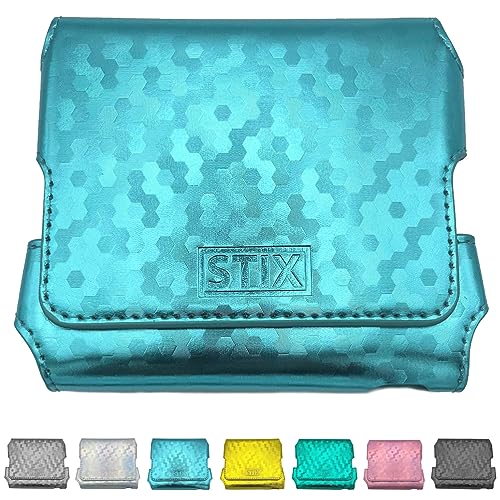 STIX Tasche Etui - Waben - Zubehör kompatibel mit IQOS ILUMA und Originals Duo 3 (erhältlich in 7 Farben) - Hellblau von STIX