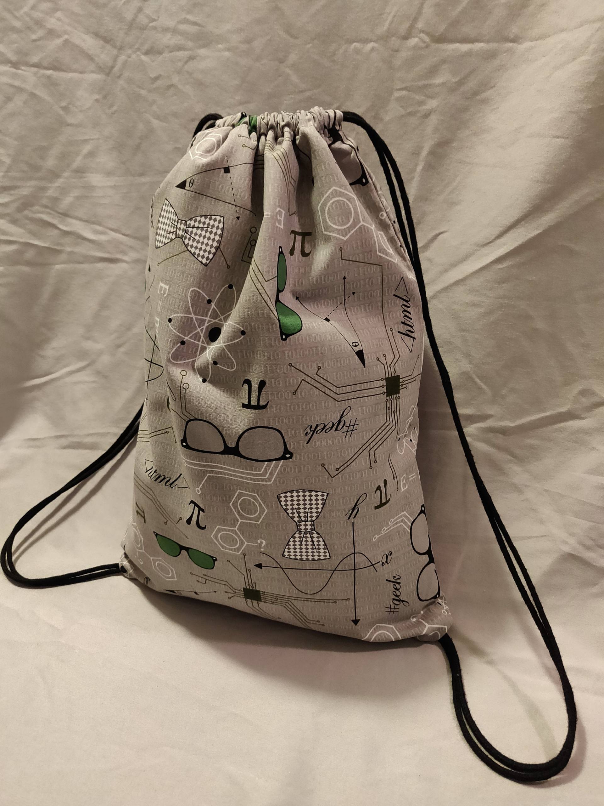 Geeky Drawstring Rucksack Geeky Drawstring Rucksack von STLOtakuDesigns