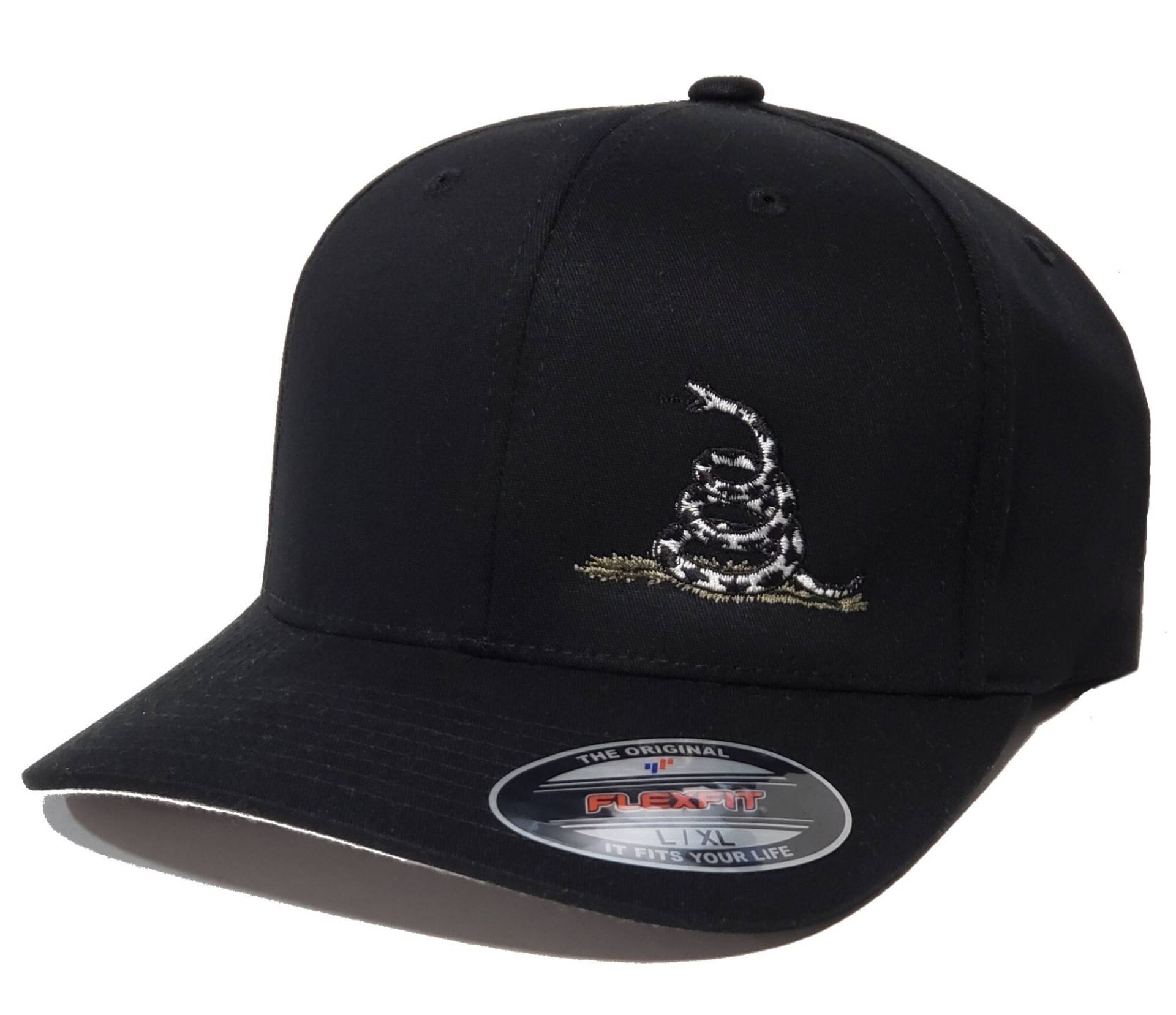 Gadsden Flagge Schiffchen Gestickte Cap, Gedämpfte Farben, Flexfit Cap 5001 Gadsden Flagge Schiffchen Gestickte Cap, Gedämpfte Farben, Flexfit Cap 5001 von STMembroidery