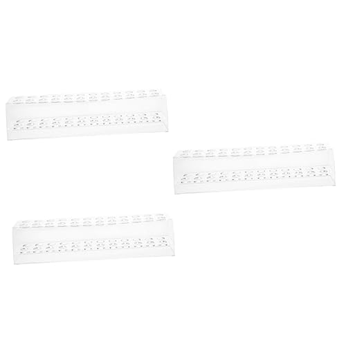 STOBAZA 3St Transparenter Stift Halter Brochas para uñas acrilicas Stifthalter aus Acryl Bärentablett Netz Regal Stift Stehen Schreibwaren Kugelschreiber Ausstellungsstand Bürstenhalter von STOBAZA