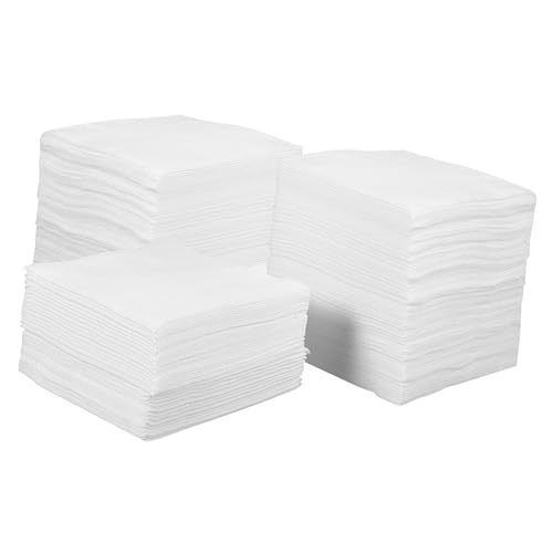 STOBAZA 400 Stück Make-up-Entferner-Tuch waschbar Pads Nicht gewebelt Baumwolle Saugfähig habdtücher gesichtshandtücher Make-up-Entferner-Pad Entfernung machen Vlies Weiß von STOBAZA