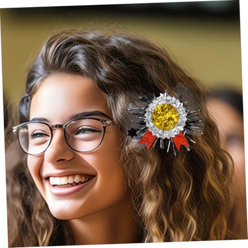 STOBAZA 6 Stück Teiliges Graduation Haarschmuck Graduation Haarnadeln Leichte Rutschfeste Haarspangen für Damen für Abschlussfeiern und Party Outfits von STOBAZA