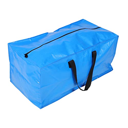 STOBAZA Damenhandtasche Mit Hoher Kapazität Blau cm Fitness-Tragetasche Herren * Zusätzliche Tragegriffe Für Umzug Rettungstaschen Schlafsaal Tragetasche Reißverschlüsse Reisetasche Groß von STOBAZA
