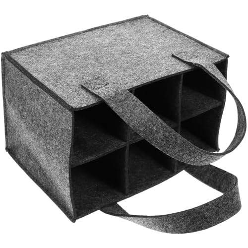 STOBAZA Tasche Unterteilt Lagerung Für 6 Flaschen Tragbare Tragetasche Feine Verarbeitung von STOBAZA