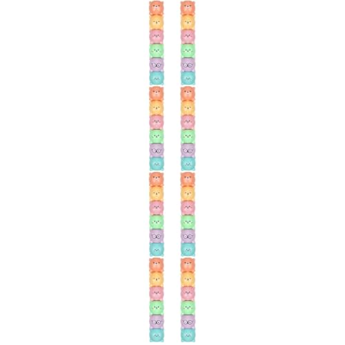 STOBOK 8sätze Cute Bear Highlighter Stapelbare Textmarker Für Notizen Kunst Scrapbooking Ergonomisches Design Stifte Für Studenten Und Kreative Projekte von STOBOK