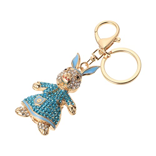 STOBOK Hasen Schlüsselanhänger Jahr Hasen Dekorativer Metall Anhänger Kompakt Robustes Design Für Taschen Rucksäcke Süßes Für Frauen von STOBOK