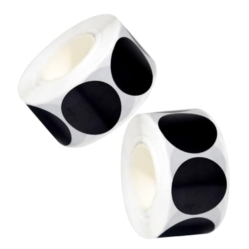 STOBOK 1 Satz 1 Satz Versiegelungsaufkleber Wasserdichte Aufkleber Wasserdichte Runde Aufkleber Abnehmbare Kreisaufkleber Permanente Kreisaufkleber Runde Aufkleber Für 2Stk von STOBOK