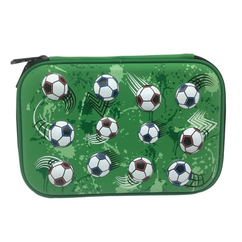 STOBOK 1 Stück Karton Eva federmäppchen mit reißverschluss Fußball-Federmäppchen Weiches Federmäppchen Aufbewahrungstasche Make-up-Pinseletui Tasche für Bleistift Hohe Kapazität Container von STOBOK