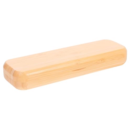 STOBOK Stifte-aufbewahrungsbox Aus Naturholz Federmäppchen Stifthalter für Schüler Ordentliche Schreibwarenbox für Freunde von STOBOK