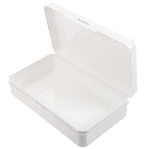 STOBOK 1Pc Kunststoff-Federmäppchen Schreibwarenhalter Bleistift-Aufbewahrungskoffer Stifteetui Stapelbares Federmäppchen Bleistiftbehälter Kreatives Einfaches von STOBOK