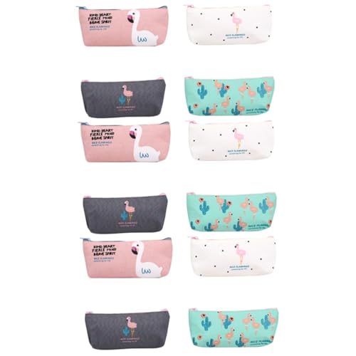 STOBOK 12 STK Federbeutel Makeup Tasche Kosmetiktasche Makeup Pouch Cosmetic Bags Bags Cosmetic Pouch reisewaschbeutel Cute Pencil case Make-up Tasche Bag federmäppchen Etui von STOBOK