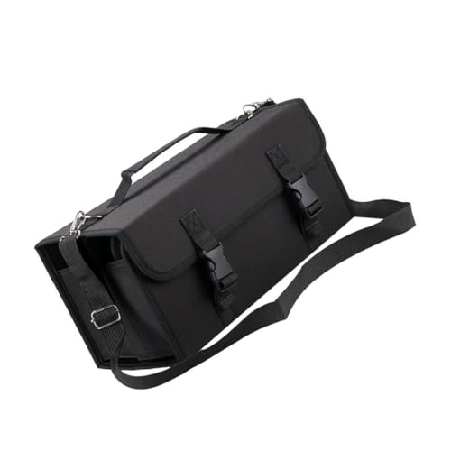 STOBOK Abnehmbare Hülle Marker Tasche Mit Reißverschluss Aufbewahrungstasche Für 120 Marker Stift Bleistifthalter Mit Gurt von STOBOK