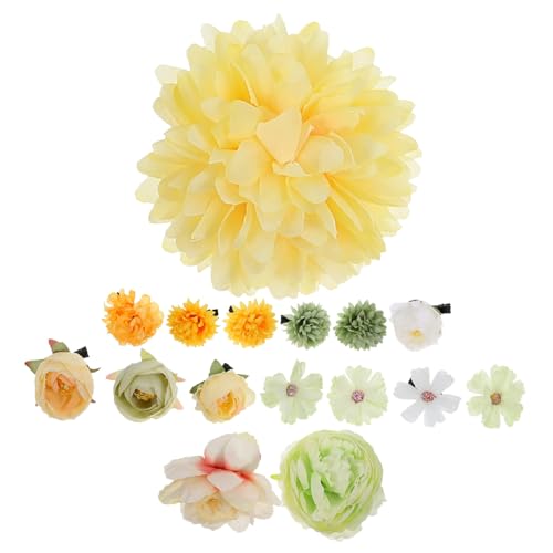 STOBOK 16stücke Teiliges Mini Haarspangen Mit Blumen-design Kawaii Haarschmuck Für Mädchen Für Verschiedene Frisuren Und Anlässe Bequem Und Leicht Zu Tragen Für Alltagslooks von STOBOK