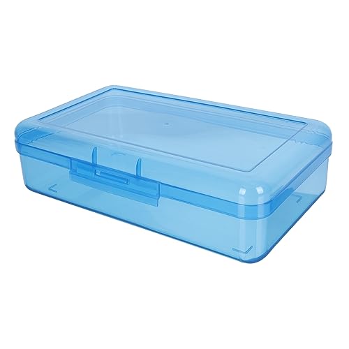 STOBOK Große Kapazität Kunststoff Stift Box Bleistift Lagerung Stapel Design Ästhetische Bleistift Fällen von STOBOK