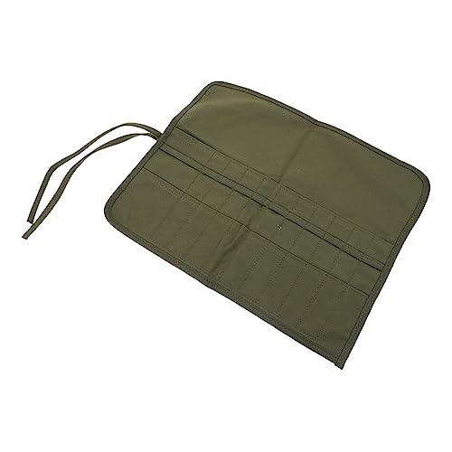 STOBOK 1Stk Mäppchen Tasche für Malpinsel Farbstift Kunstpinselhalter Buntstift Einfarbige Stifttasche Tasche für Zeichenstifte Gouache Bleistift Malerei Ölpinsel Student Segeltuch von STOBOK