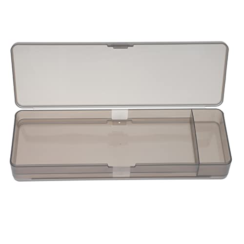 STOBOK Hellbraune Federmäppchen Aus Kunststoff Aufbewahrungsboxen für Schülerschreibwaren Multifunktionaler für Den Schreibtisch Im Schulbüro von STOBOK