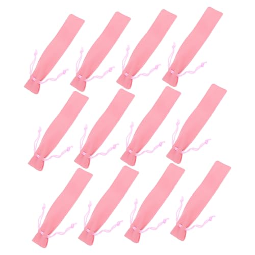 STOBOK 20 Stück Stifthüllen Tragbares Stifteetui Mit Kordelzugverschluss – Kleine Hüllen Zur Aufbewahrung Von Schreibwaren Für Reisen von STOBOK