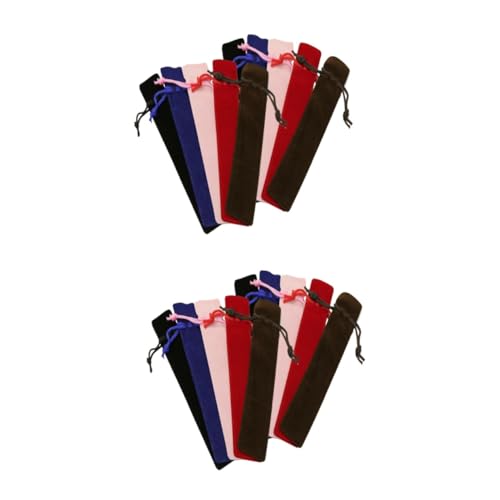 STOBOK 20stücke Stiftetui Kaffee Für Schüler Und Bürobedarf Vielseitig Einsetzbar Als Federmäppchen Kosmetiktasche Oder Handytasche von STOBOK