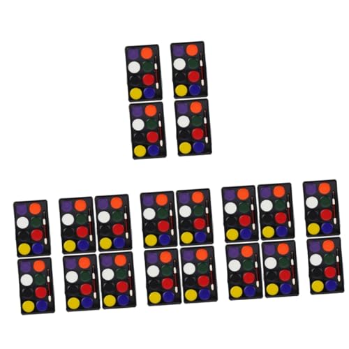 STOBOK 20stücke Teiliges Körperfarbe Für Halloween Und Fußballfans Wasserlösliche Gesichtsfarbe Farben Für Kostüme Sportveranstaltungen Und Feiern von STOBOK