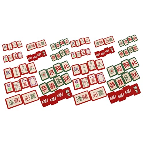 STOBOK 24 Stk Text-mahjong-haarnadel Lustige Haarspangen Mahjong-haarspangen Chinesisch Neu Mahjong-dekorationen Mahjong-haare Chinesische Haarspange Zubehör Acryl Fräulein Trend von STOBOK